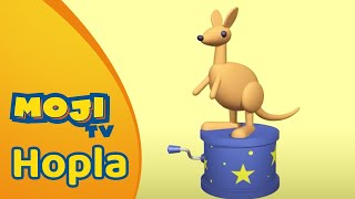 EEN DUIZELIGE KANGOEROE 🦘  HOPLA 🐇  Nederlandse Kinderseries  MojiTV [upl. by Nnoryt]