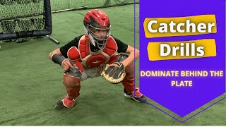 5 Catcher Drills to DOMINATE behind the plate for all catchers [upl. by Eelyram]