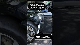 🔋Charging my Audi etron 👌 No Issues etron audi evcharger car [upl. by Dine]