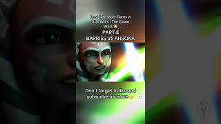 Best lightsaber fights in Star Wars  The Clone Wars PART 4 BARRISS VS AHSOKA starwars ahsoka [upl. by Latham]