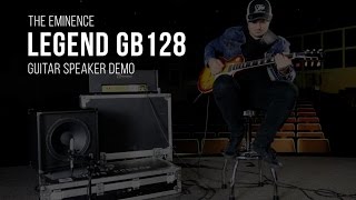 The Eminence Legend GB128 Guitar Speaker Demo [upl. by Stella706]