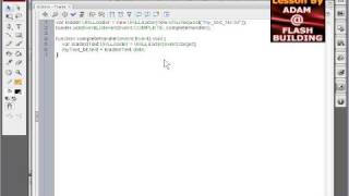 ActionScript 3  Load External Text File Data  Flash AS3 [upl. by Bohlen]