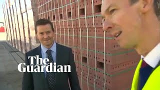 Persimmon CEO walks away from interview when asked about £75m bonus – video [upl. by Nalaf]