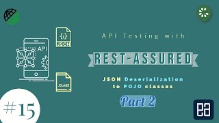 Part 15  Deserializing to POJO class for complex JSON response in RestAssured Part 2 [upl. by Gerson374]