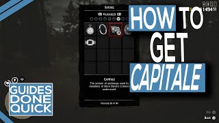 How To Get Capitale In Red Dead Online [upl. by Aneek]