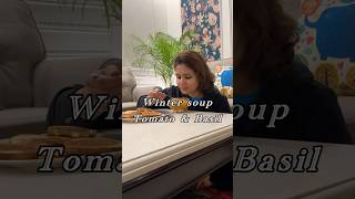 Winter dinner soup tomatosoup souprecipe whatididinaday minivlogshorts minivlog [upl. by Ativahs324]