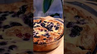 🫐This Blueberry Pie Will Be Your New Favorite Dessert🫐 recipe pierecipes blueberry quickrecipe [upl. by Valentia]