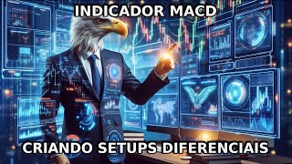 Indicador MACD Análise técnica  Setup estratégia bolsa de valores e forex [upl. by Yacov]