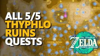 All Thyphlo Ruins Quests Zelda Tears of the Kingdom [upl. by Toshiko]