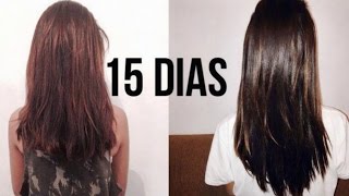 COMO FAZER O CABELO CRESCER RÁPIDO 15 DIAS [upl. by Teplitz747]