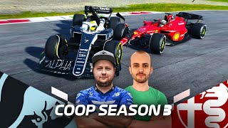 Verstappen SENT IT  F1 22 Two Player Career S3 Monza [upl. by Attaynek]