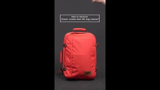 Classic Backpack 36L London Red Volume Measurement [upl. by Ahsak373]