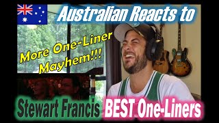 Stewart Francis BEST One Liners Australian Reacts [upl. by Hilar]