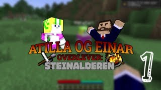 Atilla og Einar overlever Steinalderen  Episode 1  TerraFirmaCraft på norsk [upl. by Tymothy]