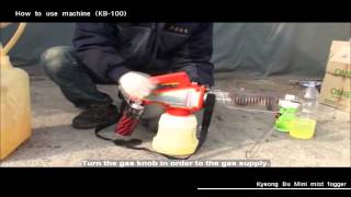 How to use Fogging Machine  KB100 [upl. by Anwahsar]