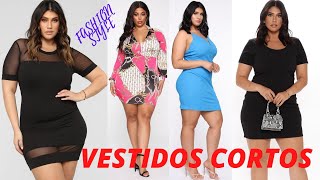 Vestidos Cortos para Mujeres plus size  VEstidos cortos de fiestas [upl. by Aiekal]