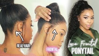 DOS amp DONTS of a Frontal Ponytail LACE FRONTAL PONYTAIL BEGINNERS  Ms Coco Hair [upl. by Ailuj]