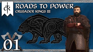 Lets Play Crusader Kings 3 III Roads to Power  CK3 Roleplay Landless Adventurer Gameplay Episode 1 [upl. by Lacram390]