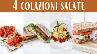 Cosa mangio a colazione 4 COLAZIONI SALATE Jennifer Pignatelli [upl. by Hazen]