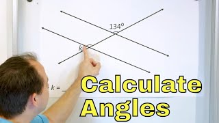 Calculating Angles in Geometry  7514 [upl. by Erdda]