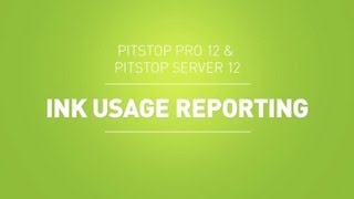 PitStop 12 ink usage report [upl. by Llenej]