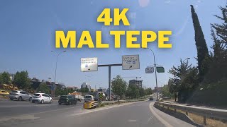 4K MALTEPE İSTANBUL  CAR DRIVING TOUR  4K 60FPS ULTRA HD driving [upl. by Ericha]