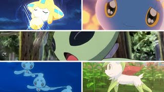 Celebi  Jirachi  Manaphy  Phione  Shaymin  All moves in Pokémon  The Mythical Pokémon Part 2 [upl. by Drageruaeb]