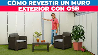 Cómo revestir un muro exterior con OSB [upl. by Notslar]