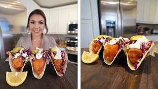 HOW TO MAKE THE BEST FISH TACOS  Tacos De Pescado [upl. by Blythe]