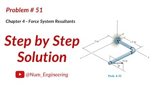 4–51 Using a ring collar the 75N force can act in the vertical plane statics [upl. by Mahda]