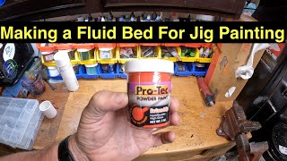 Making a fluid bed for powder painting jig heads [upl. by Nicks]