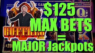 3  125 MAX Bet Bonus Rounds Buffalo Link [upl. by Asila168]