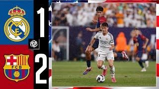 HIGHLIGHTS  Real Madrid 12 FC Barcelona  Summer Tour 2024 [upl. by Salb]