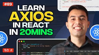 Complete Axios in React for Beginners in Hindi [upl. by Randall]