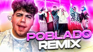 EL REMIX MAS HP 😝🔥 reaccion a Poblado Remix Official Video [upl. by Atiz316]