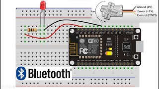 08 Montaje de ESP32 con Bluetooth y un Servo sg90 aplicando Python en Thonny [upl. by Giule]