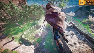 Assassins Creed Valhalla  Stealth Kills Saving Prisoners 4K UHD 60fps [upl. by Cave753]