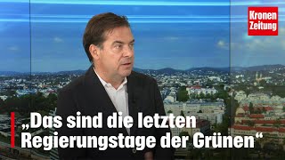 Nowak quotDas sind die letzten Regierungswochen der Grünenquot  kronetv NACHGEFRAGT [upl. by Woolcott98]