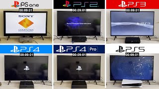 PS5 vs PS4 Pro vs PS4 vs PS3 vs PS2 vs PS1 [upl. by Huldah]