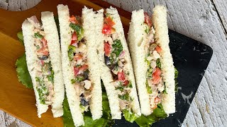 Chicken Sandwich Recipe l Easy Homemade Chicken Sandwich  Easy Delicious Breakfast l YN Food Affair [upl. by Ennoitna560]