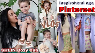 VLOG🎥Rikrijojme veshje me rroba te perdorura nga Pinterest  SHEIN Cozy Cub🐻 [upl. by Imef]