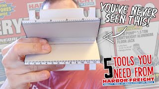 5 Woodworking Tools You Need From Harbor Freight Vol 10 [upl. by Laamak844]