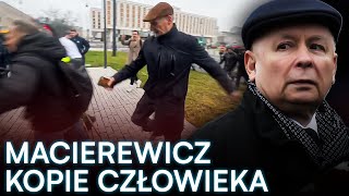 PILNE MACIEREWICZ KOPIE CZŁOWIEKA NA MIESIĘCZNICY SMOLEŃSKIEJ TYLKO U NAS [upl. by Natassia]