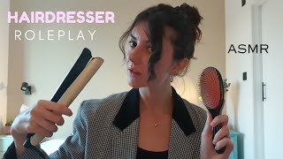 ROLEPLAY PARRUCCHIERA BIO 💇‍♀️🌿 HAIRDRESSER ROLEPLAY  ASMR ITA  soft spoken hair cutting tapping [upl. by Marcell331]