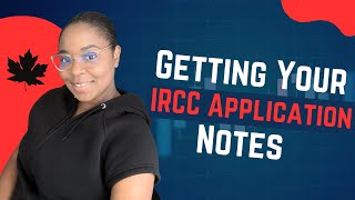 GCMS Notes Application Demo How to Apply for Your IRCC Immigration Application Notes  CA [upl. by Bartram]