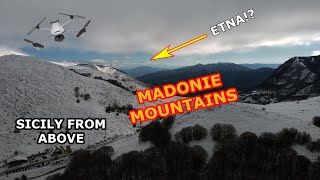 SICILIAN MOUNTAINS IN WINTER❄️ Parco Delle Madonie 27K drone footage [upl. by Terena865]