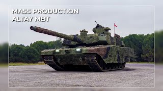 Türkiye Officially Starts Mass Production of Altay Main Battle Tank For TSK and Exports [upl. by Eittam]