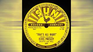 Elvis Presley  Thats All Right alternate takes 13  mono stereo remaster [upl. by Hufnagel]