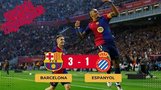 Barcelona vs Espanyol  Match Highlights laliga efootball2025 [upl. by Latsryc603]