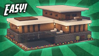 Minecraft How To Build A Large Modern House Tutorial 37 [upl. by Nolyad]